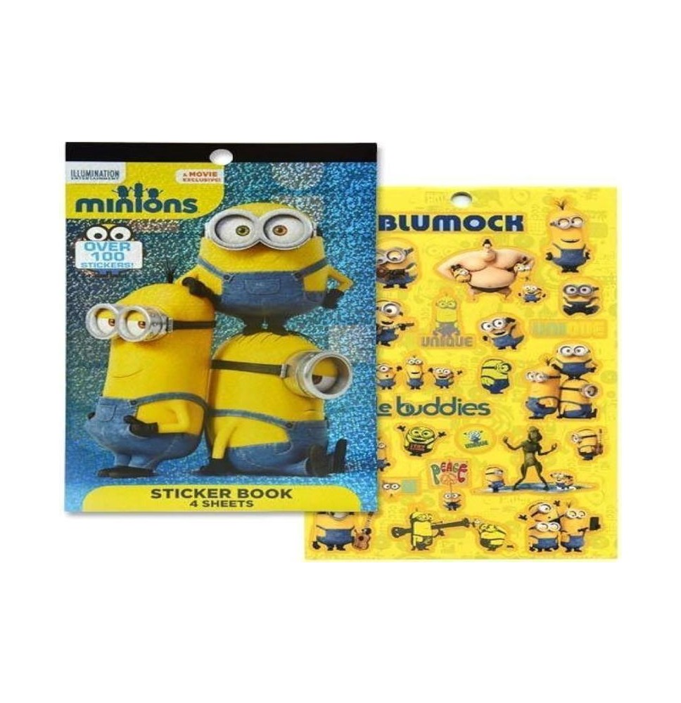 BLOCK CALCOMANIA MINNIONS GRANMARK C6H. E.12