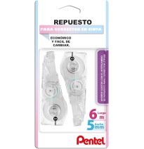 REPUESTO P CINTA ZTPR5BP2 5MMX6MM PENTEL BL.C 2 E.12 C.576