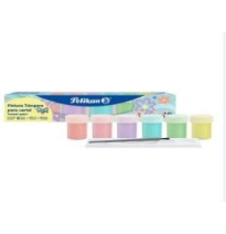 PINTURA TEMPERA 20ML. COL. PASTEL PELIKAN EST.C6 PZAS C.40