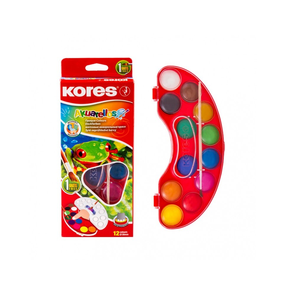 ACUARELA EST.C12PINCGODETE 30102P KORES E.12 C.72