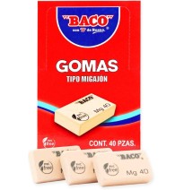 GOMA MIGAJON MG 40 BACO 5.5X2.0 E.40 C.800