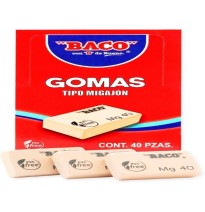 GOMA MIGAJON MG 40 BACO 5.5X2.0 E.40 C.800