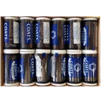 HILO SERALON DE COSTURA 200MTS CAFE 176 CAJA C12 C44