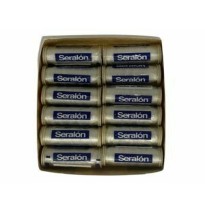 HILO SERALON DE COSTURA 200MTS GRIS 348 CAJA C12 C44