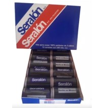 HILO SERALON DE COSTURA 200MTS NEGRO 4000 CAJA C12 C44