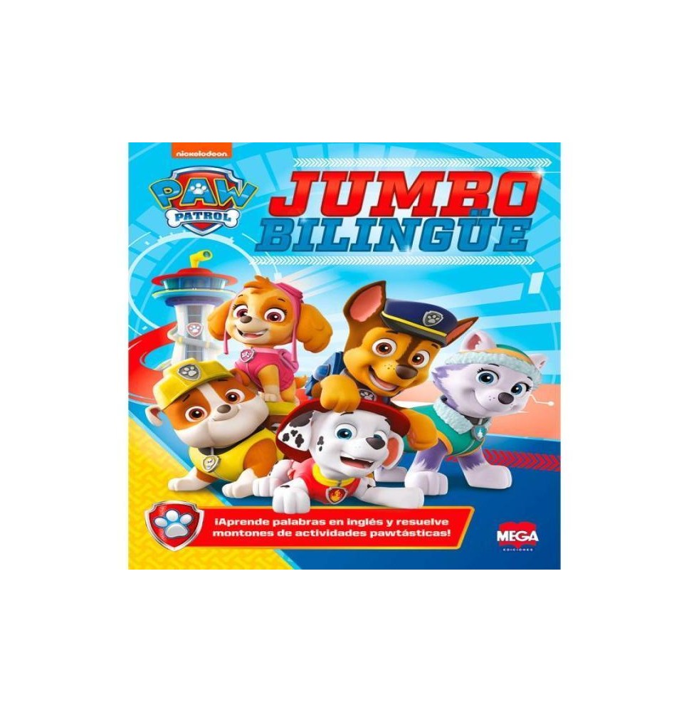 LIBRO P COLOREAR JUMBO ACTIV. BILINGUE PAW PATROL 5521 C.38