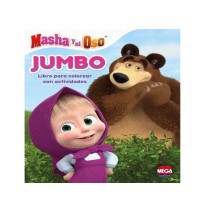 LIBRO P COLOREAR JUMBO ACTIV. MARSHA Y EL OSO 5509 C.28