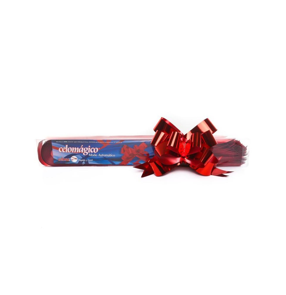 MOÑO CELOMAG. MET. LISO MED. ROJO JANEL CJ.C50 C20