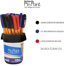 BOLIGRAFO PIN POINT AZOR 0.7MM BOTE C36 PZAS. SURT C.6