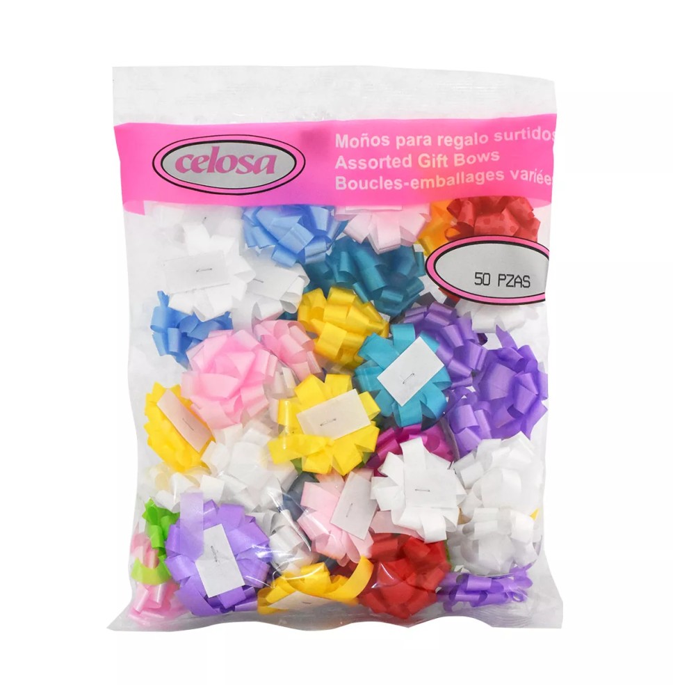 MOÑO PON PON MINI SURTIDOS CLAROS JANEL BOLSA C50 C.24