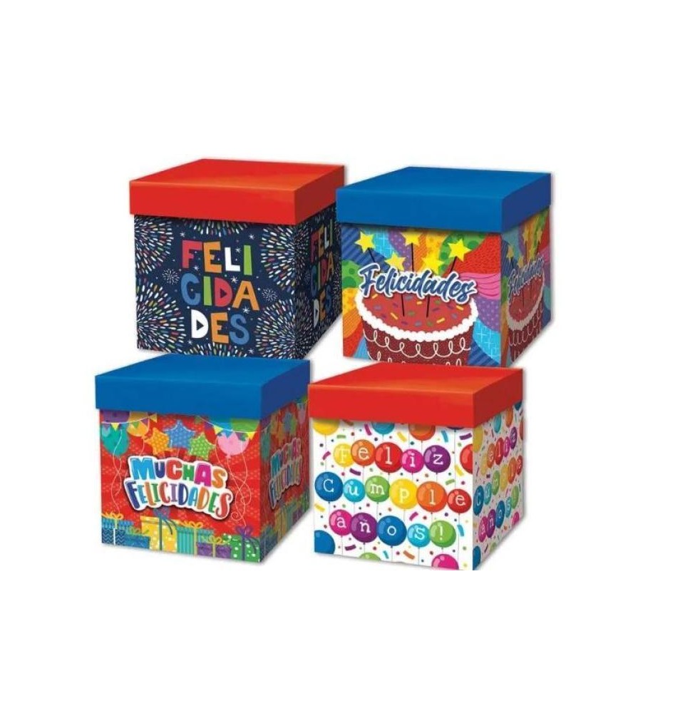 CAJA L FELICIDADES GDE. GOSTECH V. MODELOS C.10