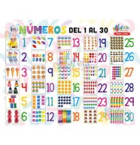 TARJETAS PORTADORES NUMEROS DEL 1 AL 30 GARCIA P005 C15