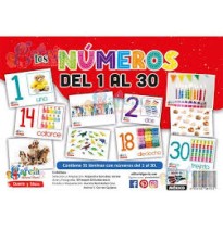 TARJETAS PORTADORES NUMEROS DEL 1 AL 30 GARCIA P005 C15