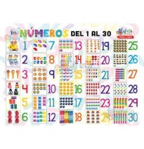 TARJETAS PORTADORES NUMEROS DEL 1 AL 30 GARCIA P005 C15