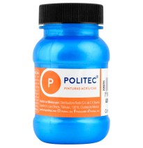 PINTURA ACRILICA POLITEC 100ML. AZUL MET. 513 E.6 C.36