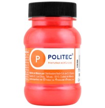PINTURA ACRILICA POLITEC 100ML. ROJO MET. 521 E.6 C.36