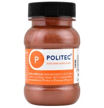 PINTURA ACRILICA POLITEC 100ML. CAFÉ MET. 504 E.6 C.36