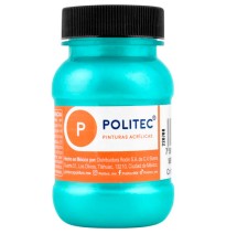 PINTURA ACRILICA POLITEC 100ML. VERDE MET. 533 E.6 C.36