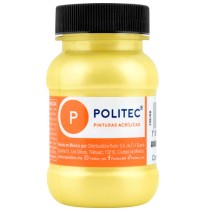 PINTURA ACRILICA POLITEC 100ML AMARILLO MET. 518 E.6 C.36