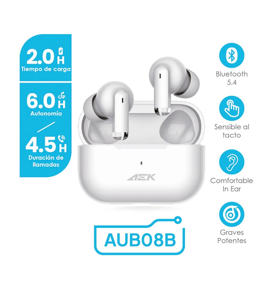 AUDIFONOS BLUETOOTH AUB08B
