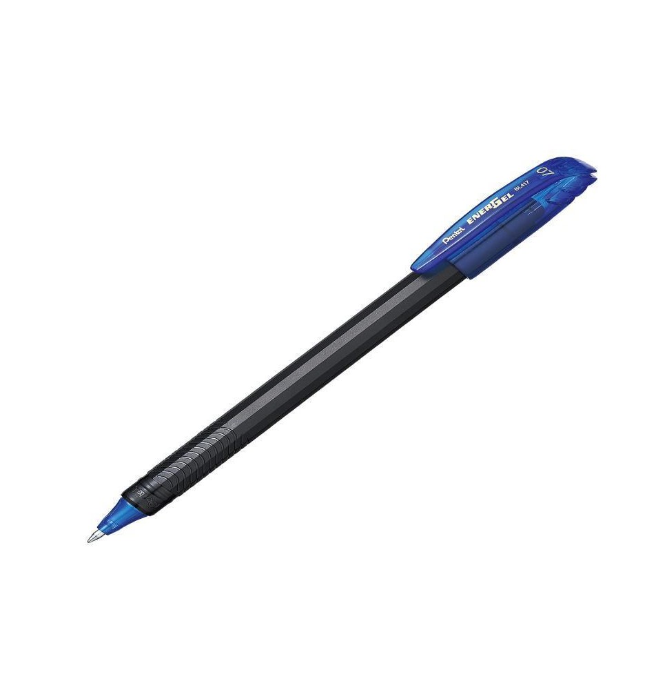 BOLIGRAFO GEL LIQ. STIC BL417-C PENTEL 0.7MM AZUL E12576