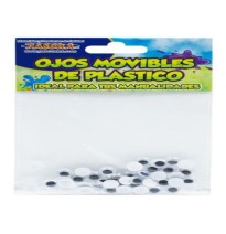 OJITOS MOVIBLES 06MM. PASCUA BOL.C50PZ E.20 C.500