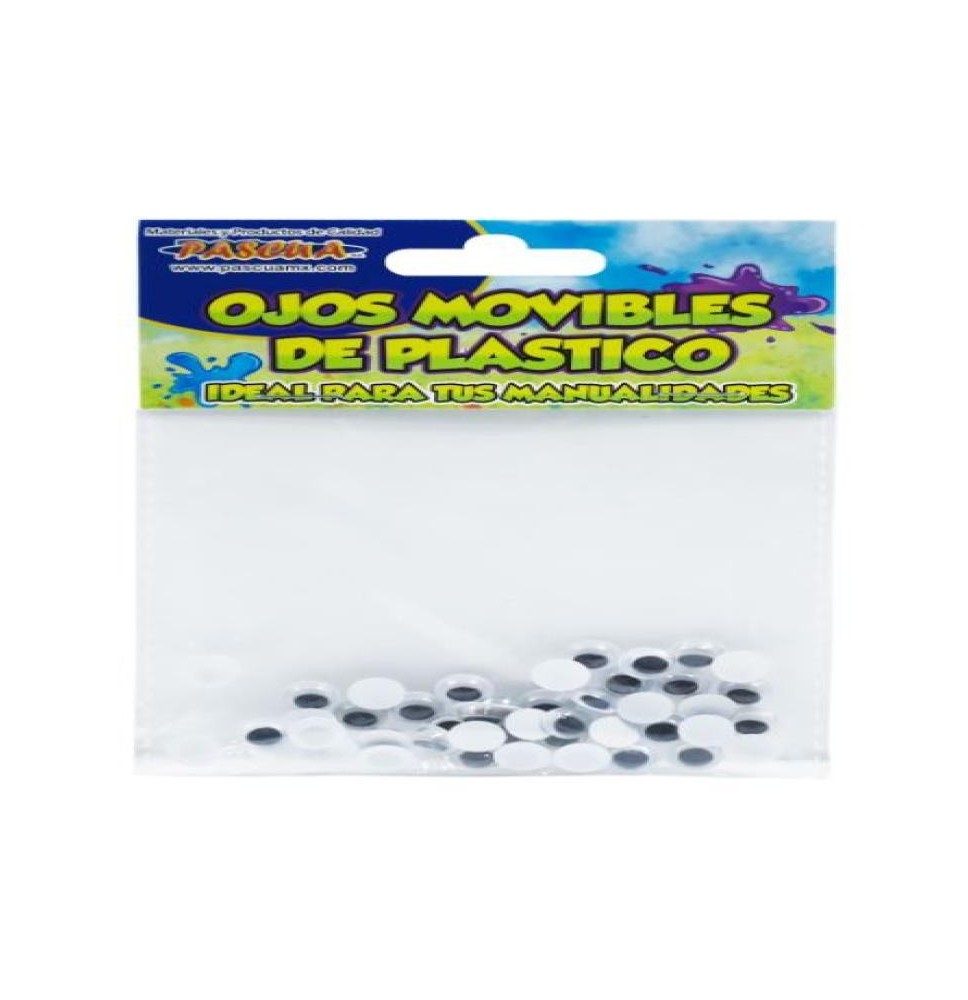OJITOS MOVIBLES 06MM. PASCUA BOL.C50PZ E.20 C.500