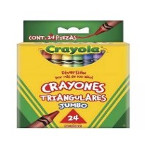 CRAYONES EST.C24 CRAYOLA TRIANG. 524324 C24
