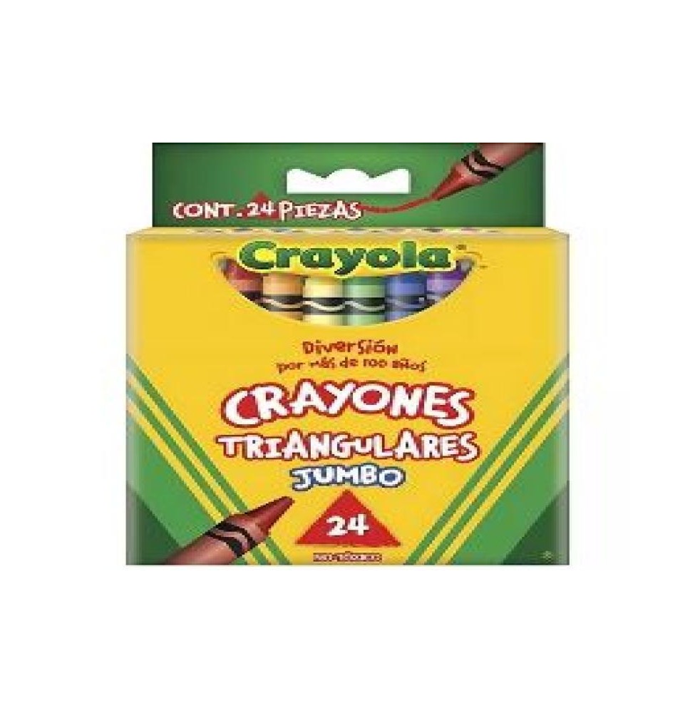 CRAYONES EST.C24 CRAYOLA TRIANG. 524324 C24