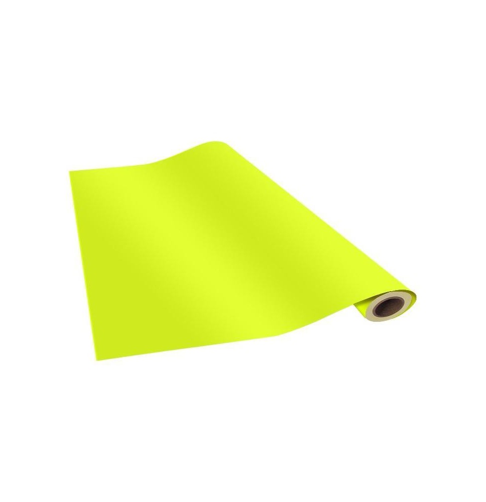 PAPEL AMERICA FLUOR ROLLO 0.7X25M AMARILLO 903 80G C.15