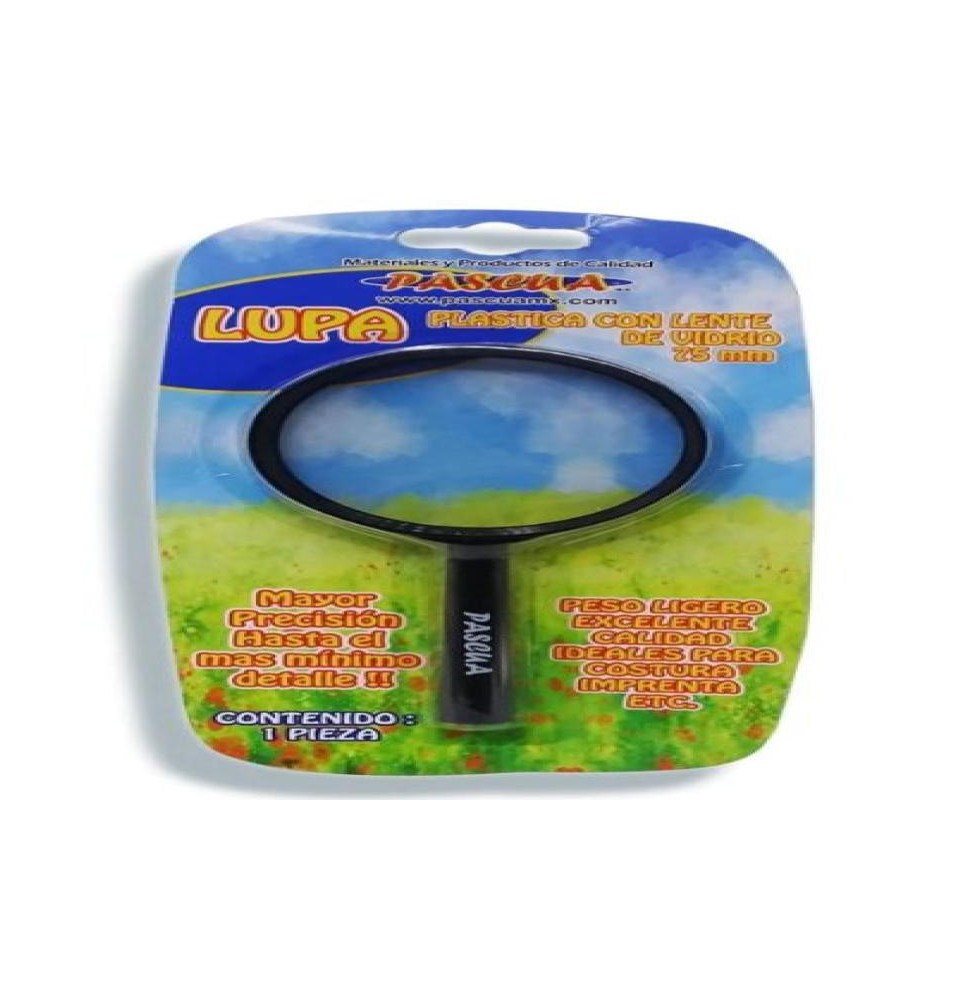 LUPA PLASTICA DIAM. 75MM. 5X PASCUA E12 C120