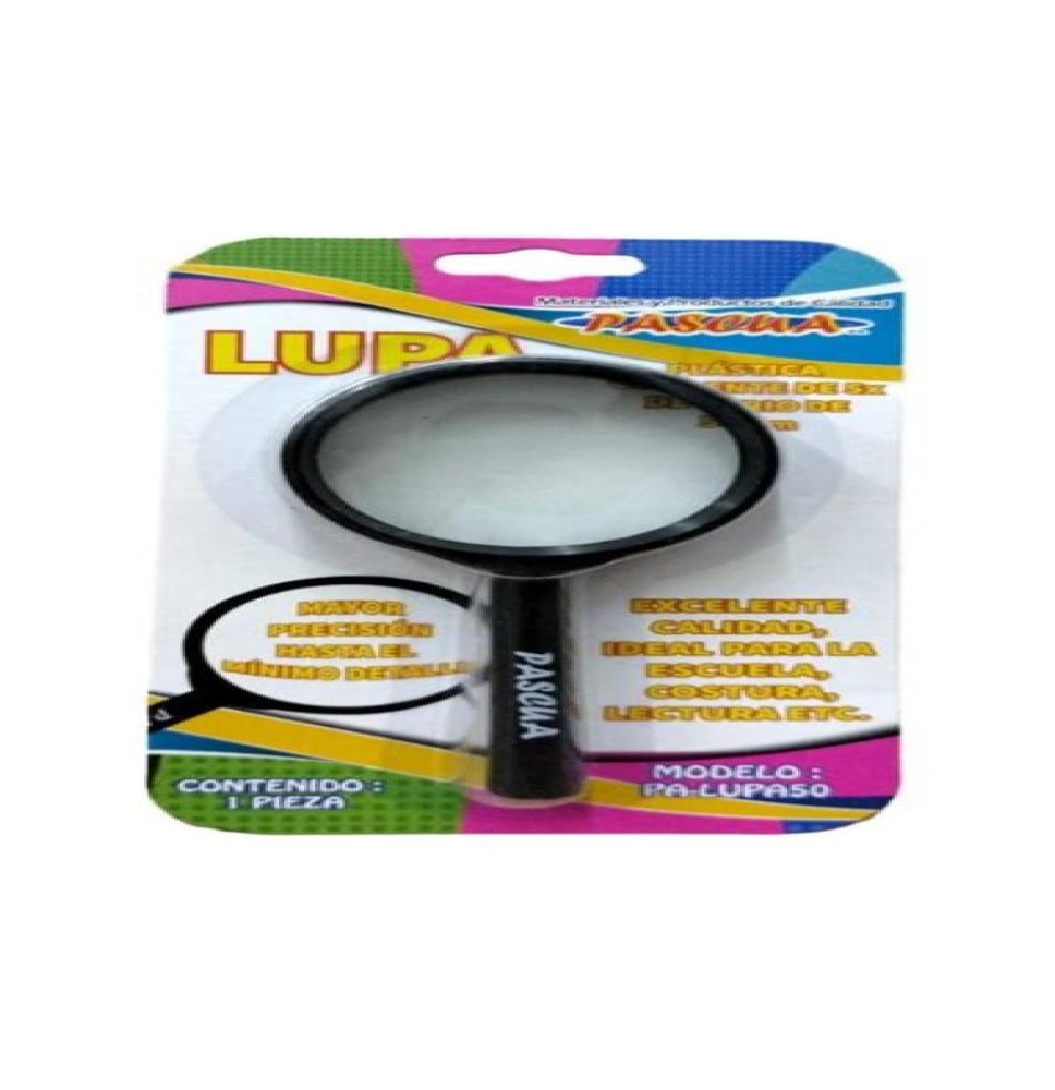LUPA PLASTICA DIAM. 50MM. 5X PASCUA E12 C240