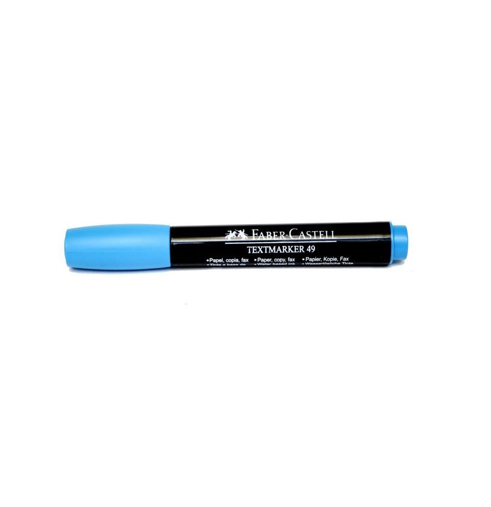 RESALTADOR GRUESO 49 FABER AZUL E.12 C.720