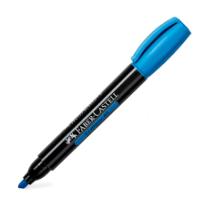 RESALTADOR GRUESO 49 FABER AZUL E.12 C.720