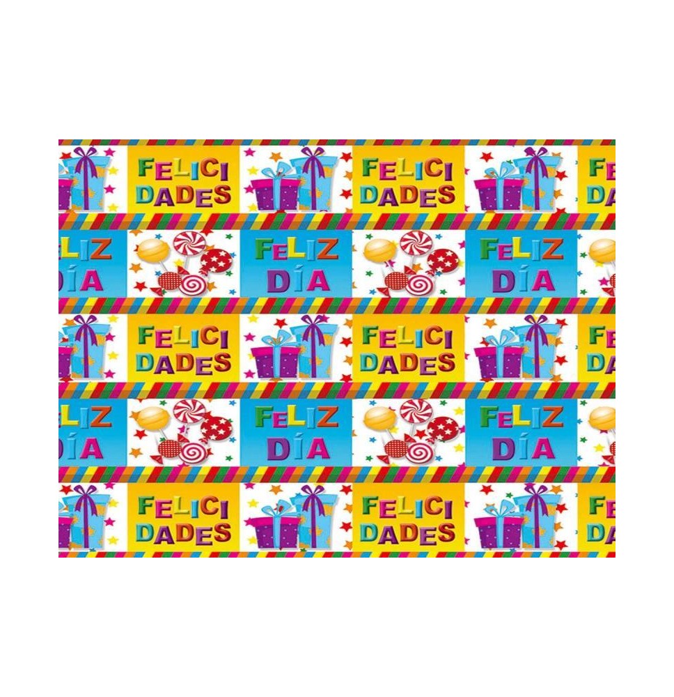 PAPEL COUCHE FELICIDADES DIPAK 50X70 CM. E.25 C.500
