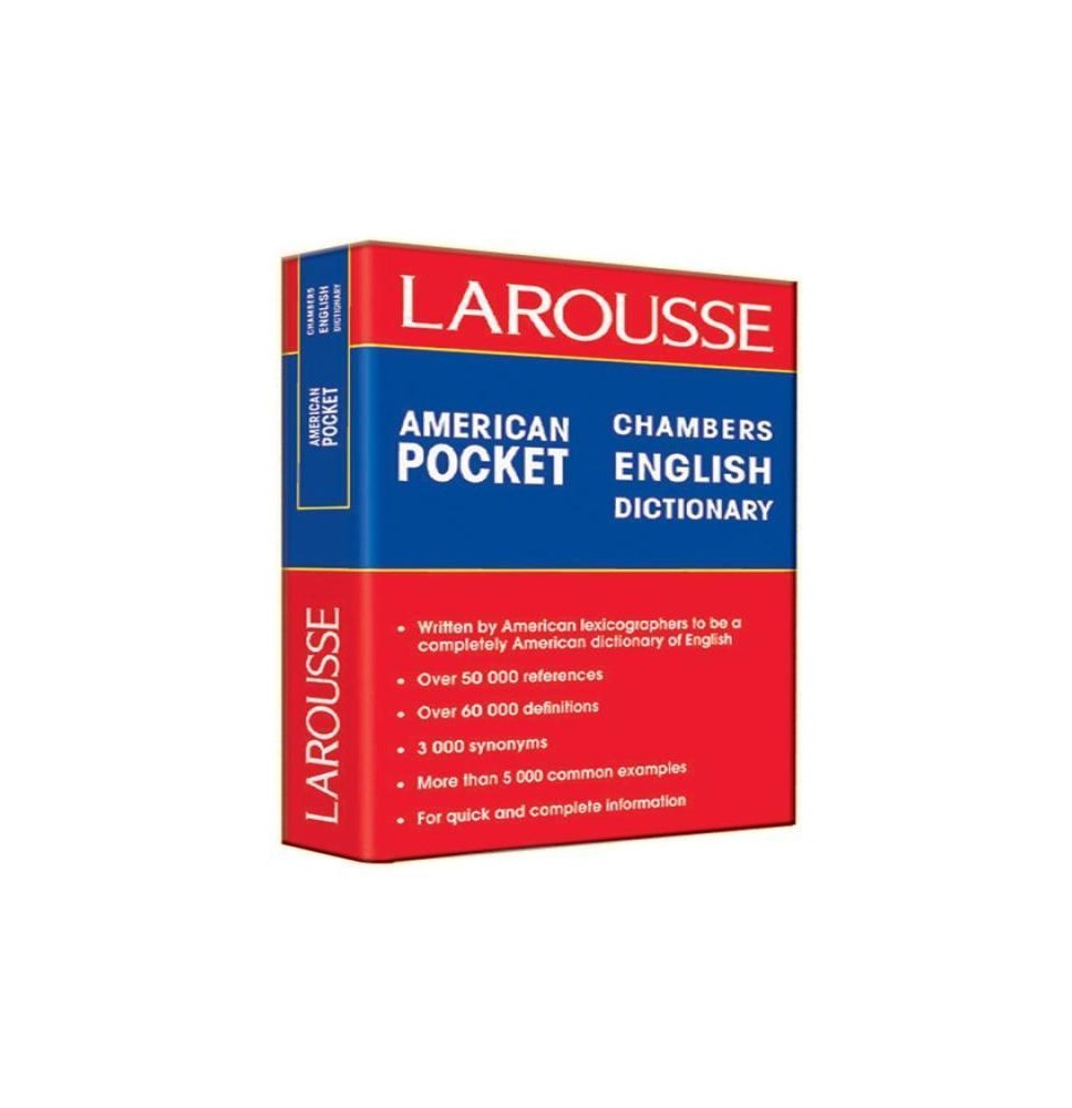 DICCIONARIO AMERICAN POCKET CHAMBERS INGLES 1595 C.56