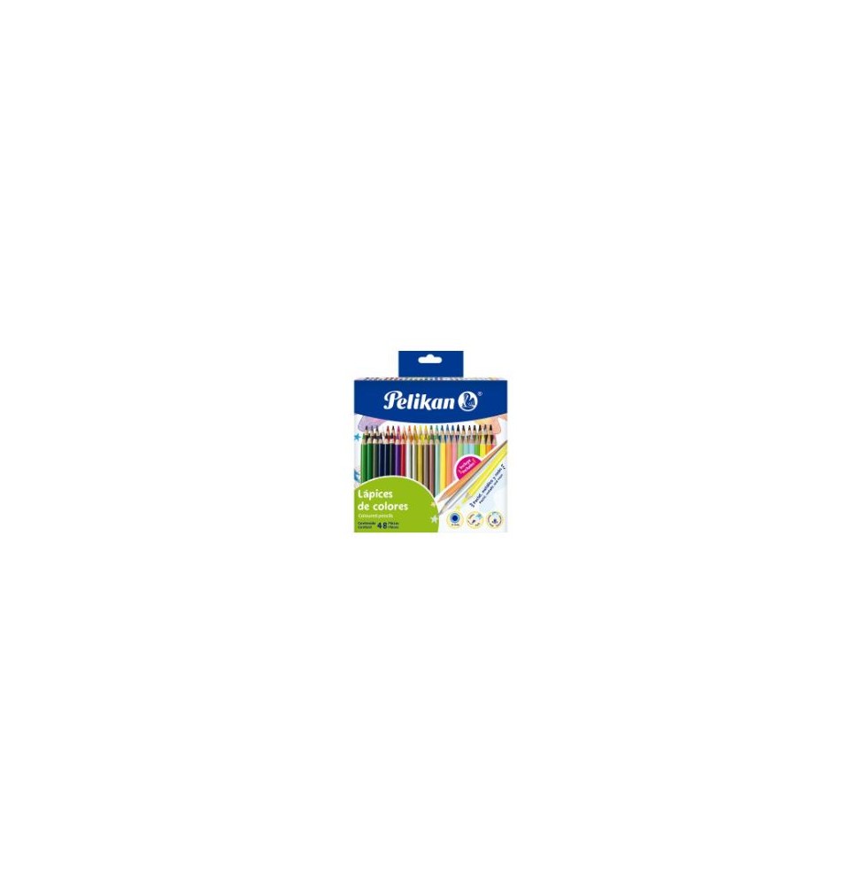 COLORES EST.C48L.PELIKAN REDONDO 0.4MM C.12