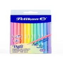 COLORES EST. C12L. PELIKAN PASTEL REDONDO C40