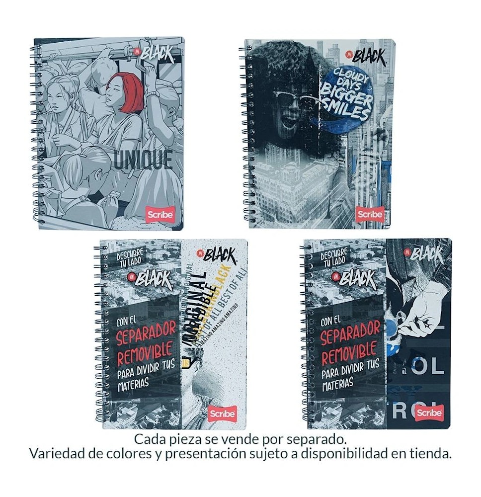 CUADERNO PROF. INBLACK SCRIBE 2270 RAYA ESP. 100H. C.24