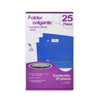 ARCHIVO COLGANTE FOLDAFLEX OFICIO CJ. C25 AZUL P3634 C.5
