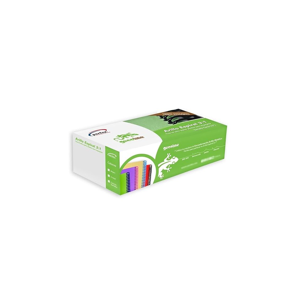 ARILLO PLAST. ESPIRAL 3:1 12MM NGO PERFEX CJ.C98 C.8