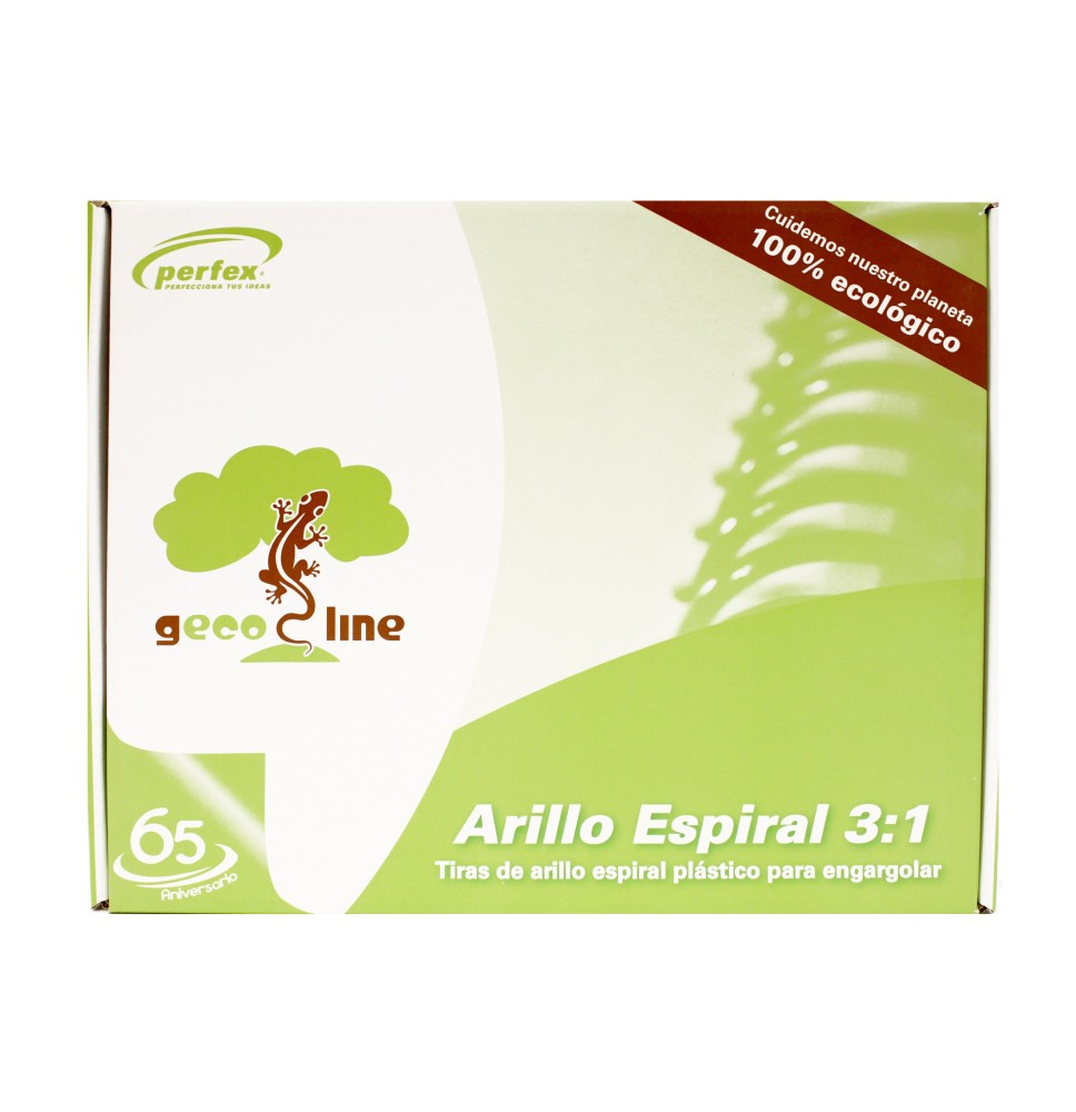 ARILLO PLAST. ESPIRAL 3:1 25MM NGO. PERFEX CJ.C36 C.8