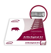 ARILLO PLAST. ESPIRAL 4:1 18MM NGO. PERFEX CJ.C40 C.10