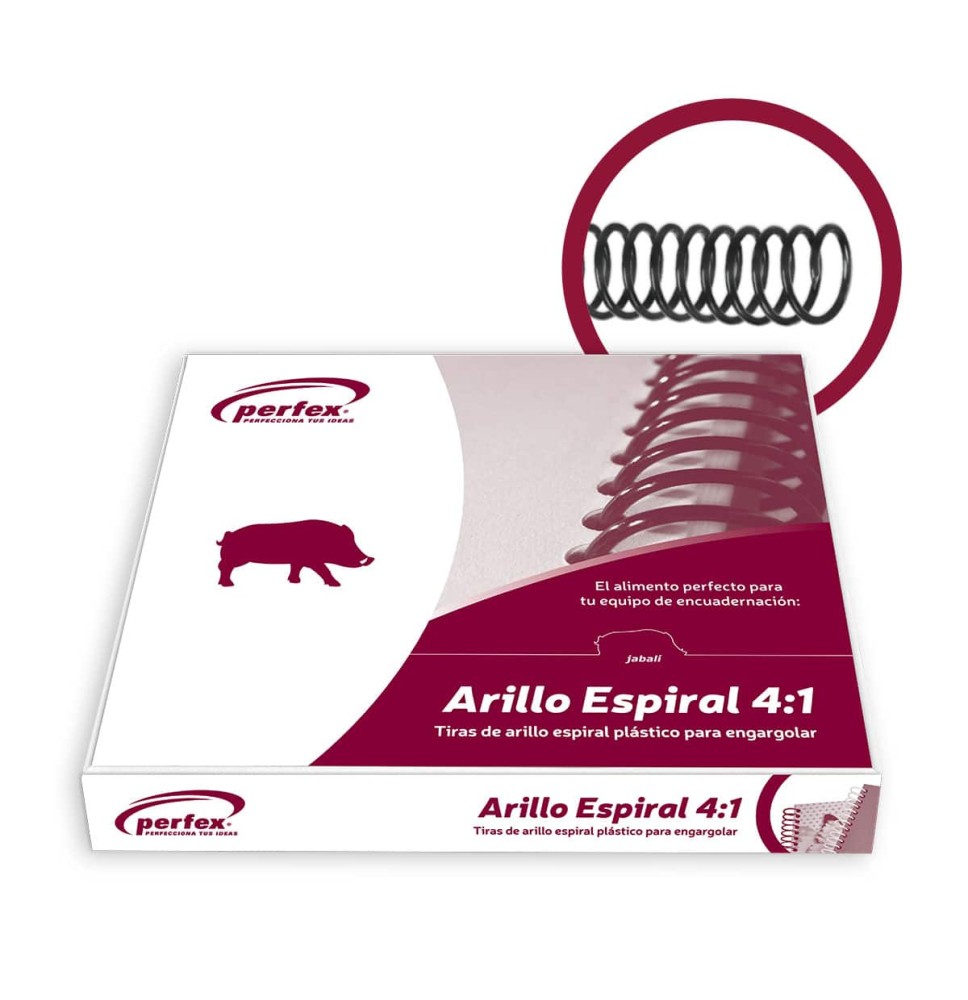 ARILLO PLAST. ESPIRAL 4:1 32MM NGO. PERFEX CJ.C22 C.10