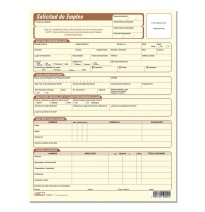 SOLICITUD EMPLEO PRINTAFORM CTA. 25H. 2002 E.3 C.72