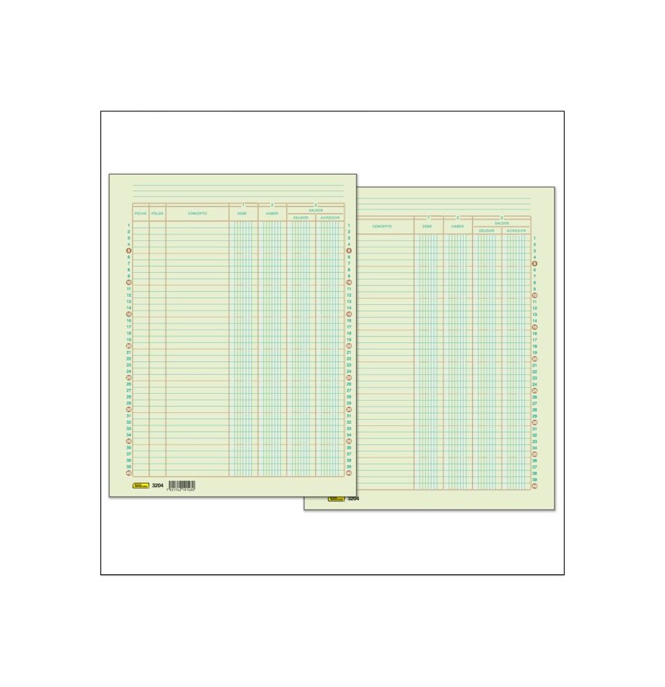 AUXILIAR CTAS.CORRIENT3204 PRINTA. CTA.4 COL. 25H. E.3 C24