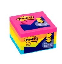 NOTAS ADH. 3X3 POST-IT POP-UP 3301-5ALTM CUBO 500H.NEON24