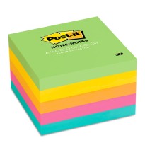 NOTAS ADH. 3X3 POST-IT 654 SSHT 90H COLORES E6