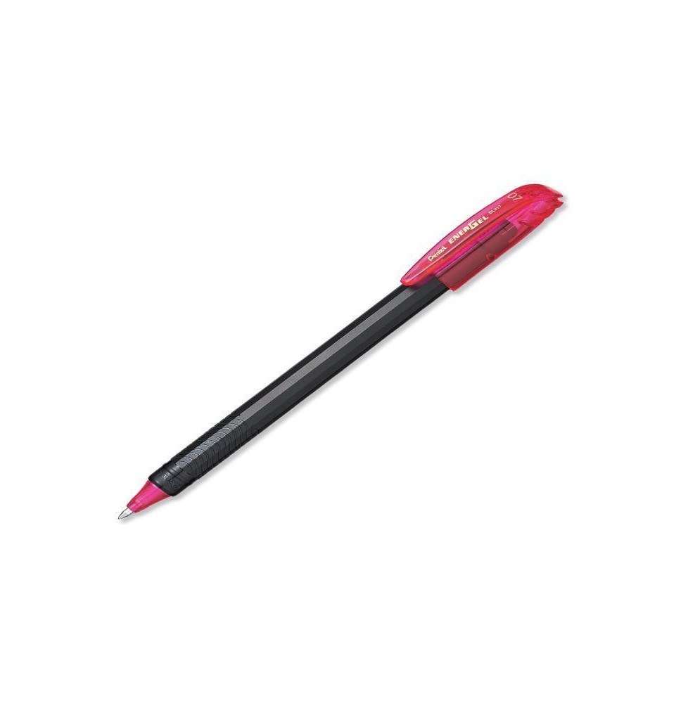 BOLIGRAFO GEL LIQ. STIC BL417-P PENTEL 0.7MM ROSA E12576