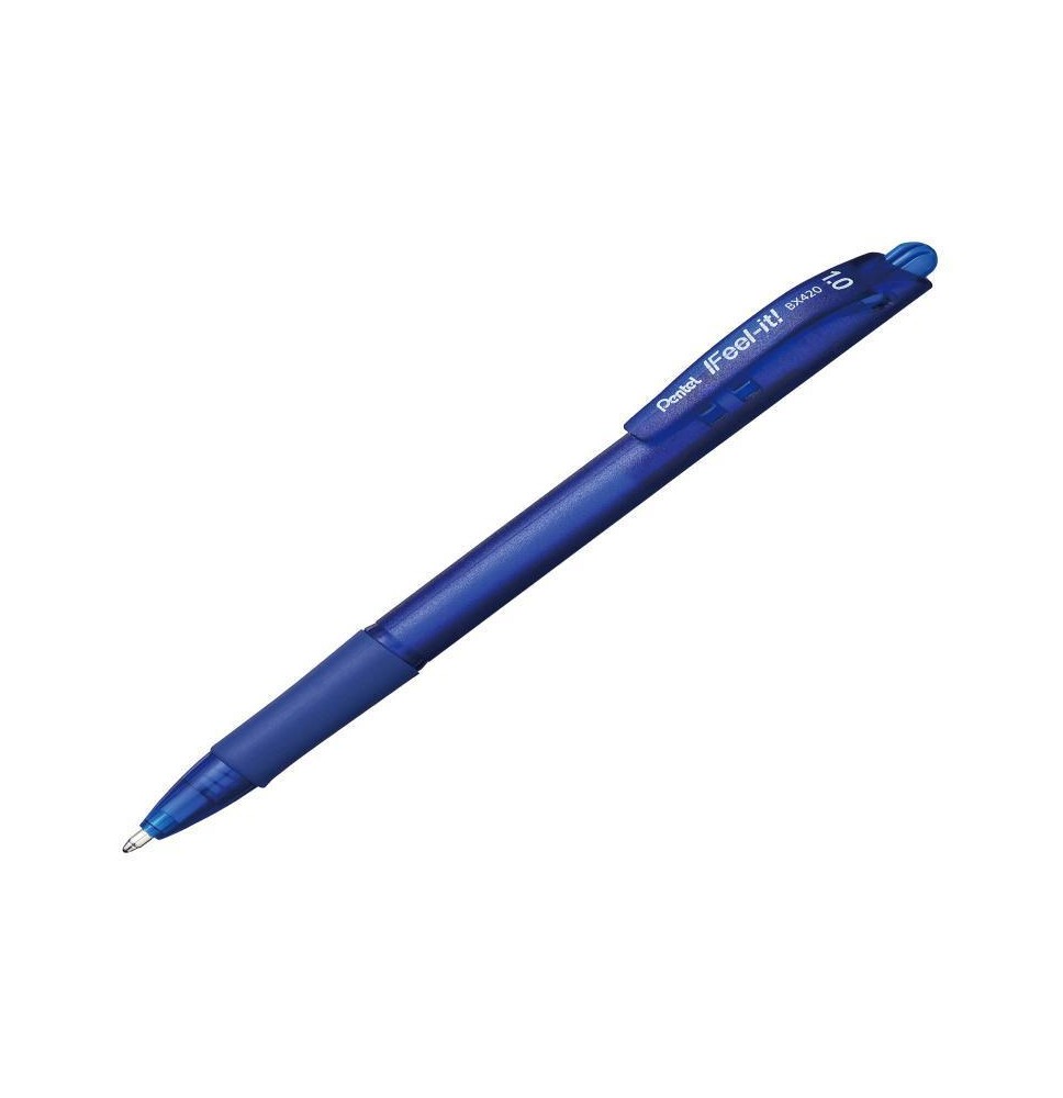 BOLIGRAFO FEEL-IT BX420 1.0MM AZUL PENTEL E.12 C.1152